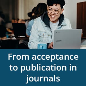 From acceptance to publication in journals