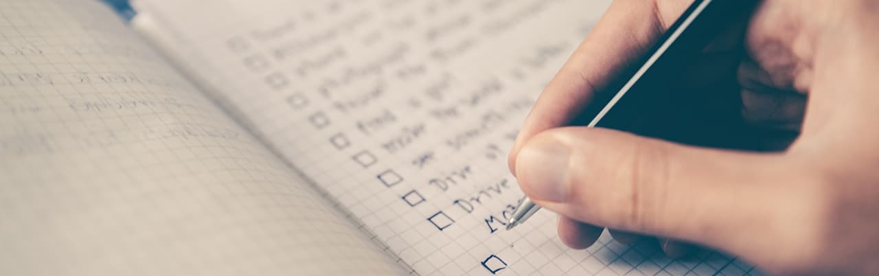 Your marketing checklist